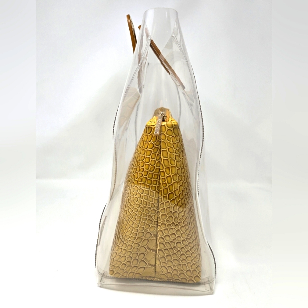 STAUD Shirley Croc-Embossed Tote - Picture 3 of 11